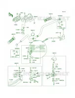 HandlebarKLF300 C12 C14 pour Kawasaki Bayou 300 4X4 1999