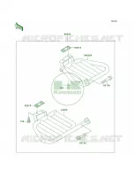 Optional PartsFootrests pour Kawasaki Bayou 300 4X4 1999