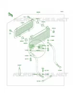 Optional PartsRadiator pour Kawasaki Bayou 300 4X4 1999