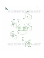 Reflectors pour Kawasaki Bayou 300 4X4 1999