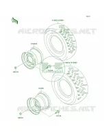WheelsTires pour Kawasaki Bayou 300 4X4 1999