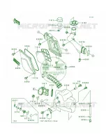 Air Cleaner pour Kawasaki Lakota 300 1998