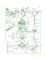 Carburetor pour Kawasaki Lakota 300 1998