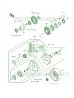 Crankshaft pour Kawasaki Lakota 300 1998