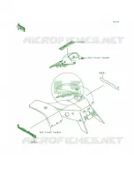 DecalsGreenKEF300 A3 pour Kawasaki Lakota 300 1998