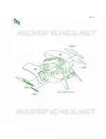 DecalsGreenKEF300 A5 pour Kawasaki Lakota 300 1998