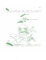 DecalsRedKEF300 A1 pour Kawasaki Lakota 300 1998
