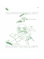 DecalsRedKEF300 A2 pour Kawasaki Lakota 300 1998