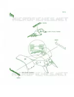 DecalsRedKEF300 A3 pour Kawasaki Lakota 300 1998