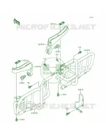Footrests pour Kawasaki Lakota 300 1998