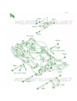 Frame Fittings pour Kawasaki Lakota 300 1998