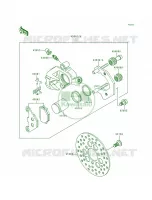 Front Brake pour Kawasaki Lakota 300 1998