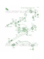 Gear Change Mechanism pour Kawasaki Lakota 300 1998