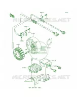 Generator pour Kawasaki Lakota 300 1998