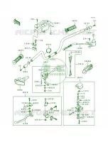 Handlebar pour Kawasaki Lakota 300 1998