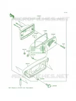 Taillights pour Kawasaki Lakota 300 1998