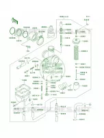 Carburetor pour Kawasaki Bayou 220 1998