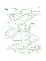 Carriers pour Kawasaki Bayou 220 1998