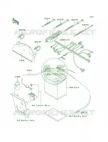 Chassis Electrical Equipment pour Kawasaki Bayou 220 1998