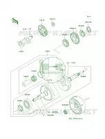 Crankshaft pour Kawasaki Bayou 220 1998