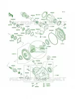 Drive ShaftFinal Gear pour Kawasaki Bayou 220 1998