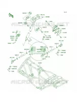 Frame pour Kawasaki Bayou 220 1998