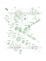 Front Bevel Gear pour Kawasaki Bayou 220 1998
