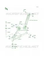 Front Suspension pour Kawasaki Bayou 220 1998