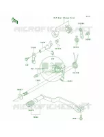 Gear Change Mechanism pour Kawasaki Bayou 220 1998