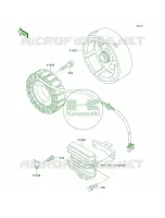 Generator pour Kawasaki Bayou 220 1998