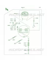 Optional PartsMeter pour Kawasaki Bayou 220 1998