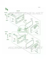Taillights pour Kawasaki Bayou 220 1998