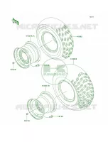 WheelsTires pour Kawasaki Bayou 220 1998
