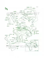 Front Fenders pour Kawasaki Bayou 300 1998