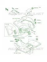 Labels pour Kawasaki Bayou 300 1998