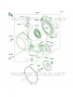 Recoil Starter pour Kawasaki Bayou 300 1998