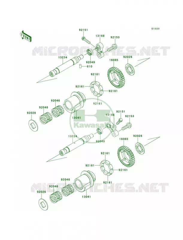Balancer Kawasaki MOTOS 1400 2012 Concours 14 ABS  ZG1400CCF