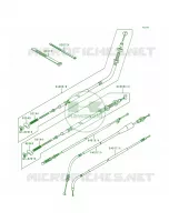 Cable pour Kawasaki Bayou 300 1989