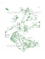 Frame pour Kawasaki Bayou 300 1989