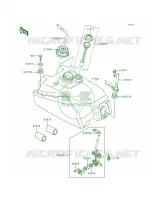 Fuel Tank pour Kawasaki Bayou 300 1989