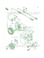 Generator pour Kawasaki Bayou 300 1989