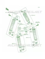 Shock Absorber pour Kawasaki Bayou 300 1989