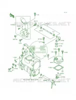 Control pour Kawasaki Bayou 300 4X4 1989