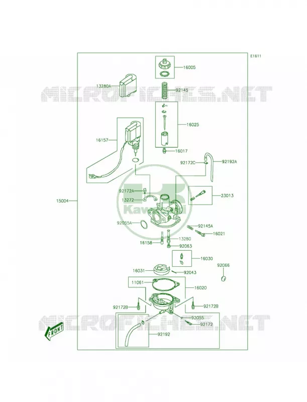 Carburetor Kawasaki QUAD 50 2014 KFX50  KSF50BEF