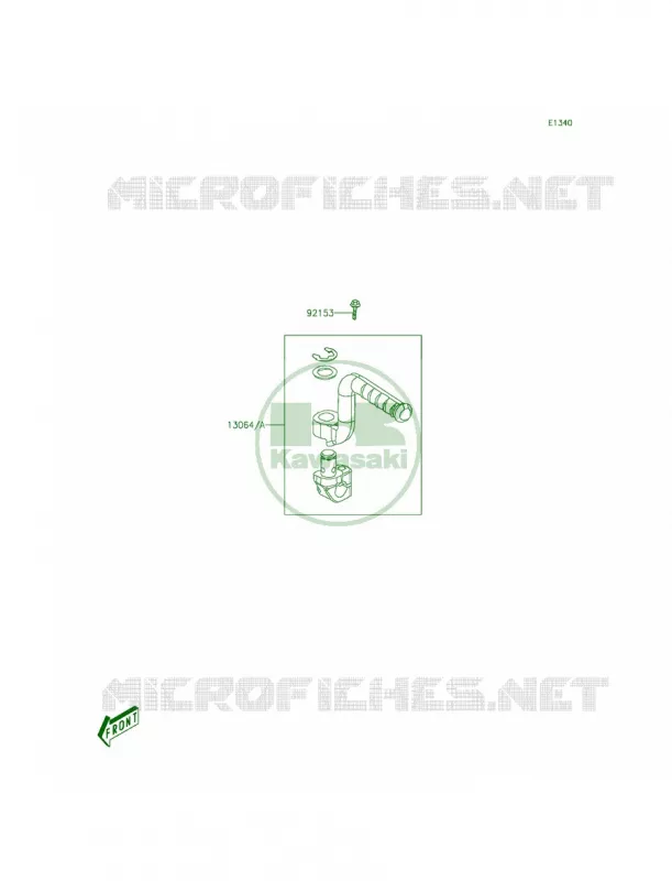 Kickstarter Mechanism Kawasaki QUAD 50 2014 KFX50  KSF50BEF