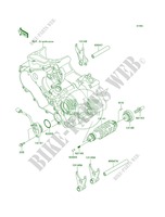 Gear Change DrumShift Forks pour Kawasaki KFX450R 2011