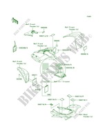 Labels pour Kawasaki KFX450R 2011