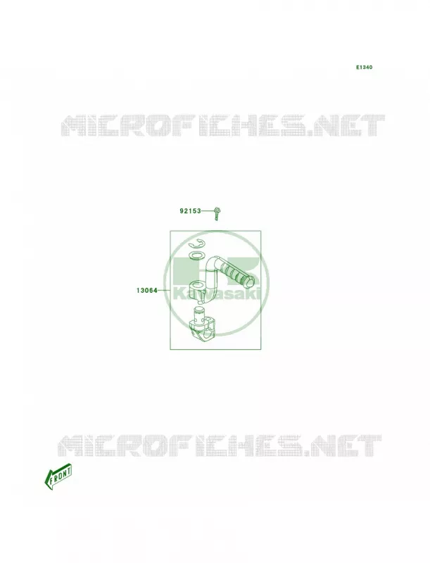 Kickstarter Mechanism Kawasaki QUAD 90 2011 KFX90  KSF90ABF