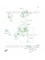 Air Cleaner pour Kawasaki KFX90 2010