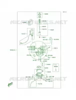 CarburetorA8F ABF pour Kawasaki KFX90 2010